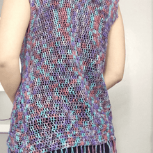 Load image into Gallery viewer, Crochet Boho Vest Pattern