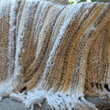 Load image into Gallery viewer, Fusion Fringe Throw Knitting Kit