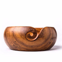 Load image into Gallery viewer, Handmade Wooden Yarn Bowl