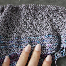 Load image into Gallery viewer, Moonbeam Crescent Shawl Knitting Kit