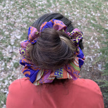 Load image into Gallery viewer, Upcycled Sari Scrunchie
