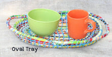 Load image into Gallery viewer, Fruit Bowl - Serving Tray - Waste Basket - Handmade from Trash
