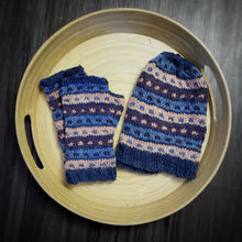Load image into Gallery viewer, Stripe-A-Dots Hat and Gloves Knitting Pattern

