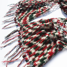 Load image into Gallery viewer, Holly Jolly Scarf Crochet Kit
