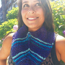 Load image into Gallery viewer, Darn Good Handkerchief Cowl Knit Kit

