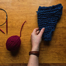 Load image into Gallery viewer, Itty Bitty Kiddie Kerchief Knitting Kit
