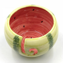 Load image into Gallery viewer, Watermelon Ceramic Yarn Bowl
